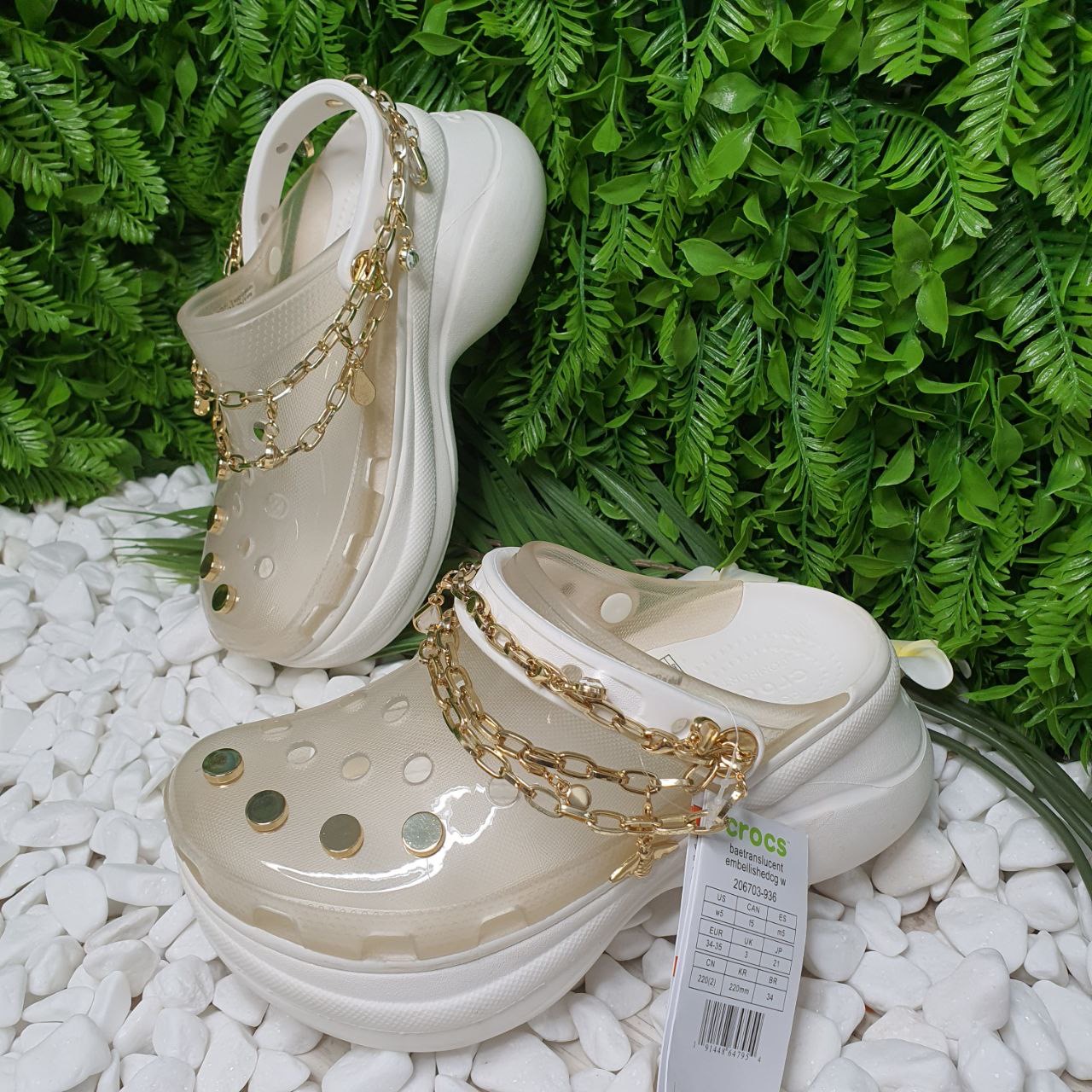 Embellished crocs deals